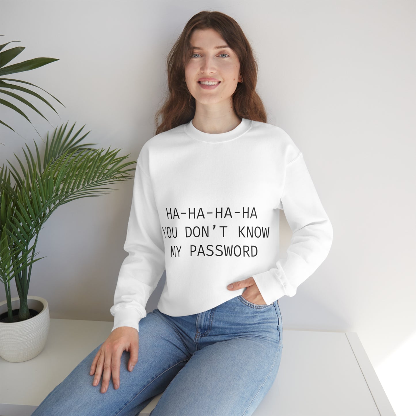 Password Programming IT for Computer Security Hackers Unisex Heavy Blend™ Crewneck Sweatshirt