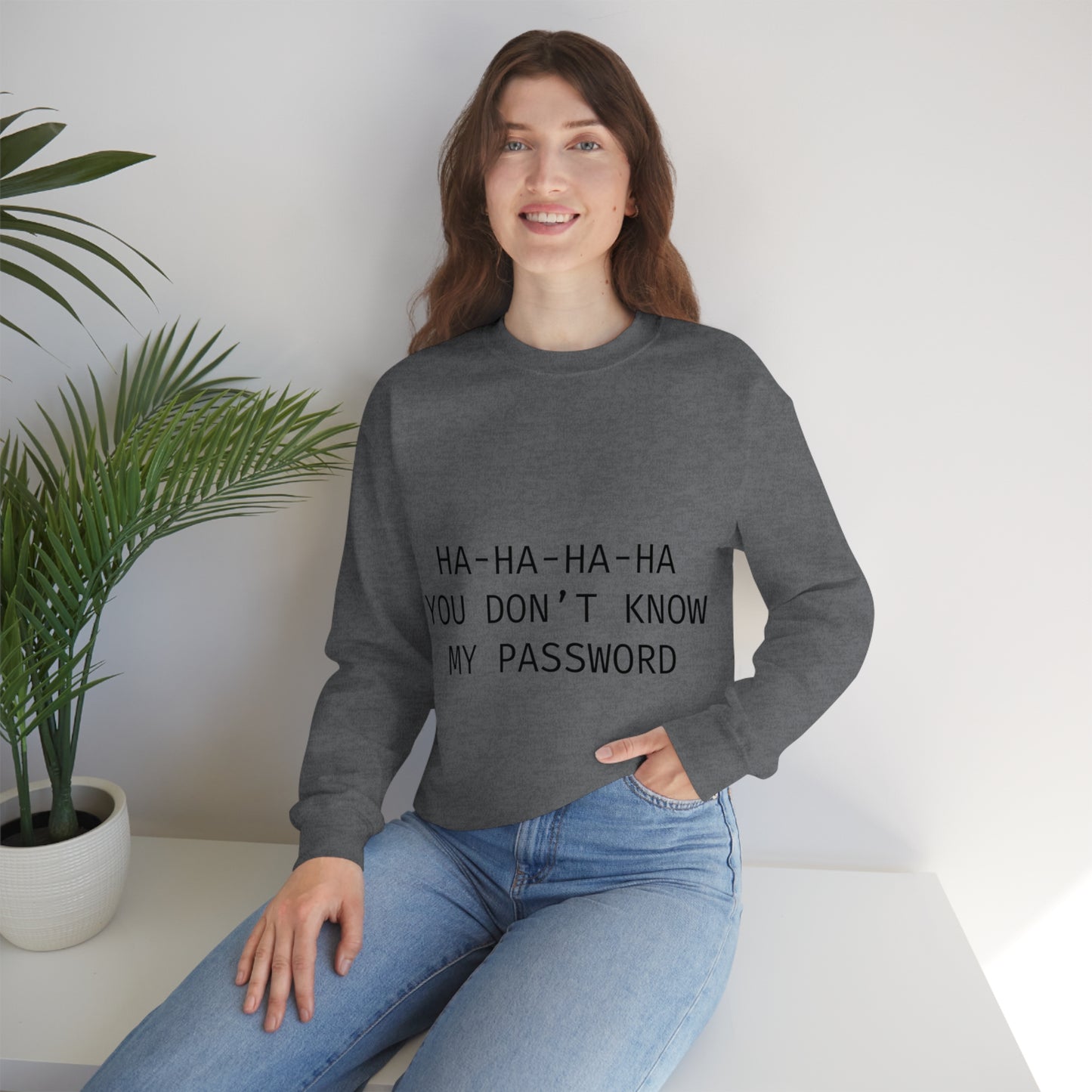 Password Programming IT for Computer Security Hackers Unisex Heavy Blend™ Crewneck Sweatshirt