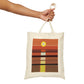 Sunset Minimal Art Landscape Water Canvas Shopping Cotton Tote Bag