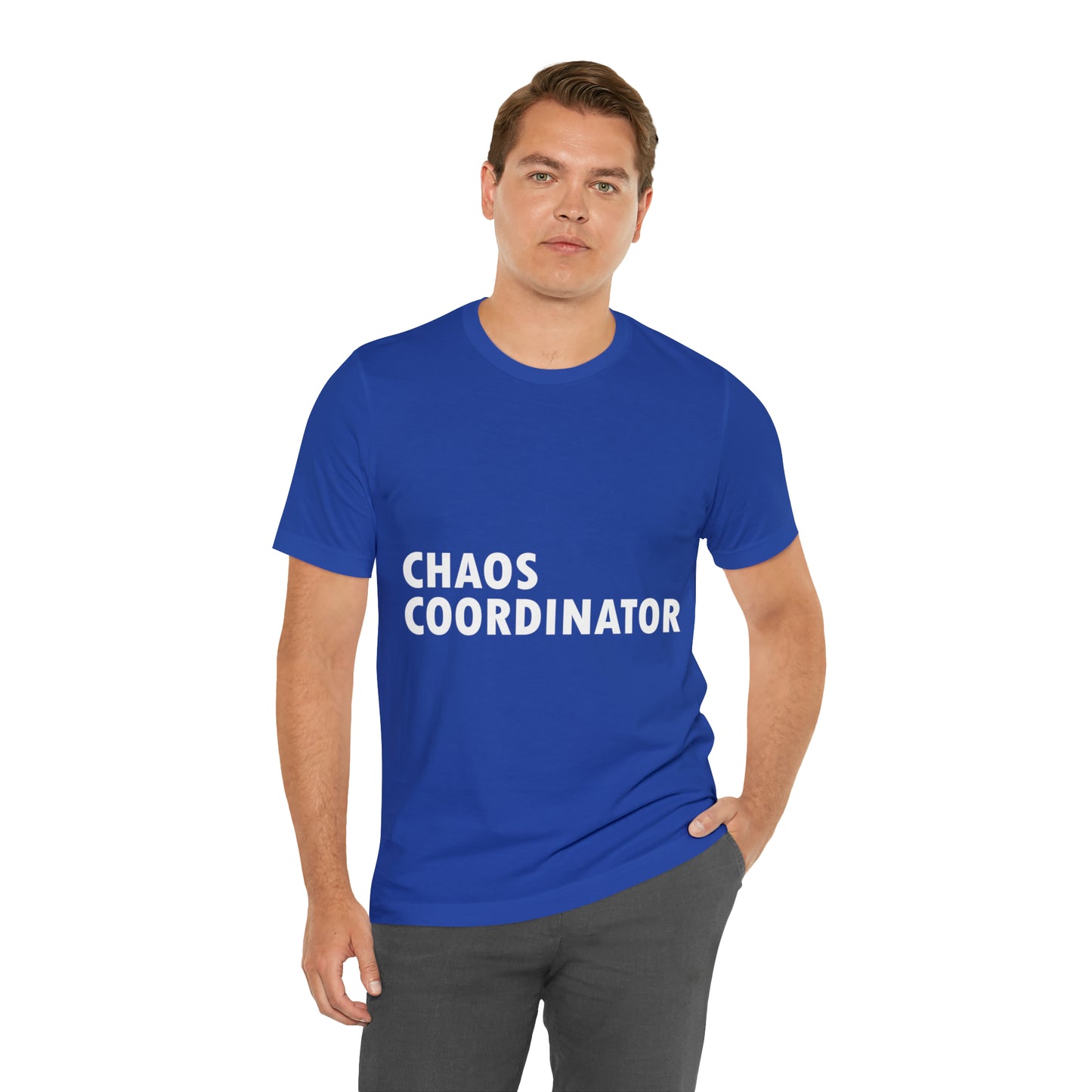 Chaos Coordinator Funny Humor Slogans Unisex Jersey Short Sleeve T-Shirt