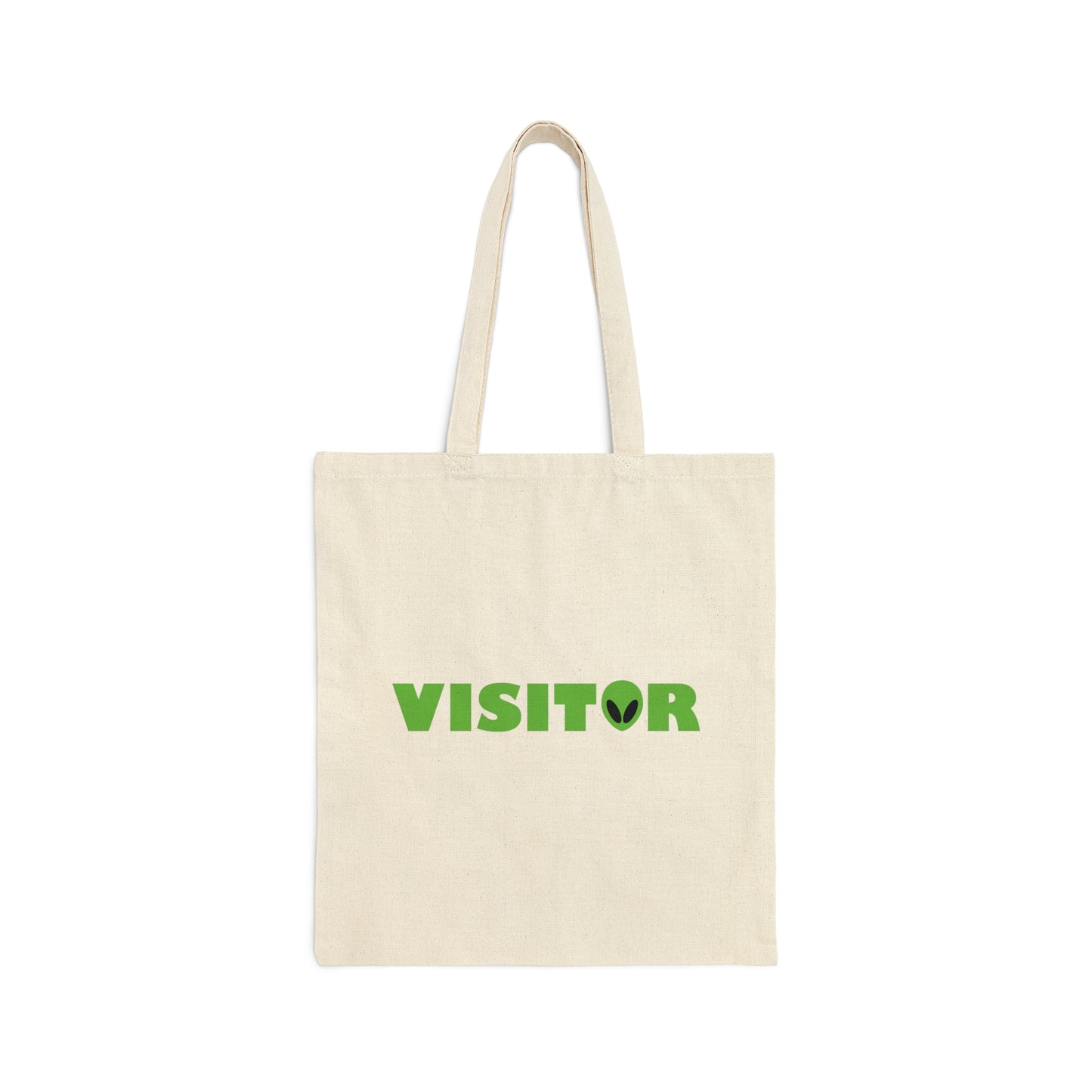 Visitor Aliens Arrival UFO TV Series Green People Canvas Shopping Cotton Tote Bag