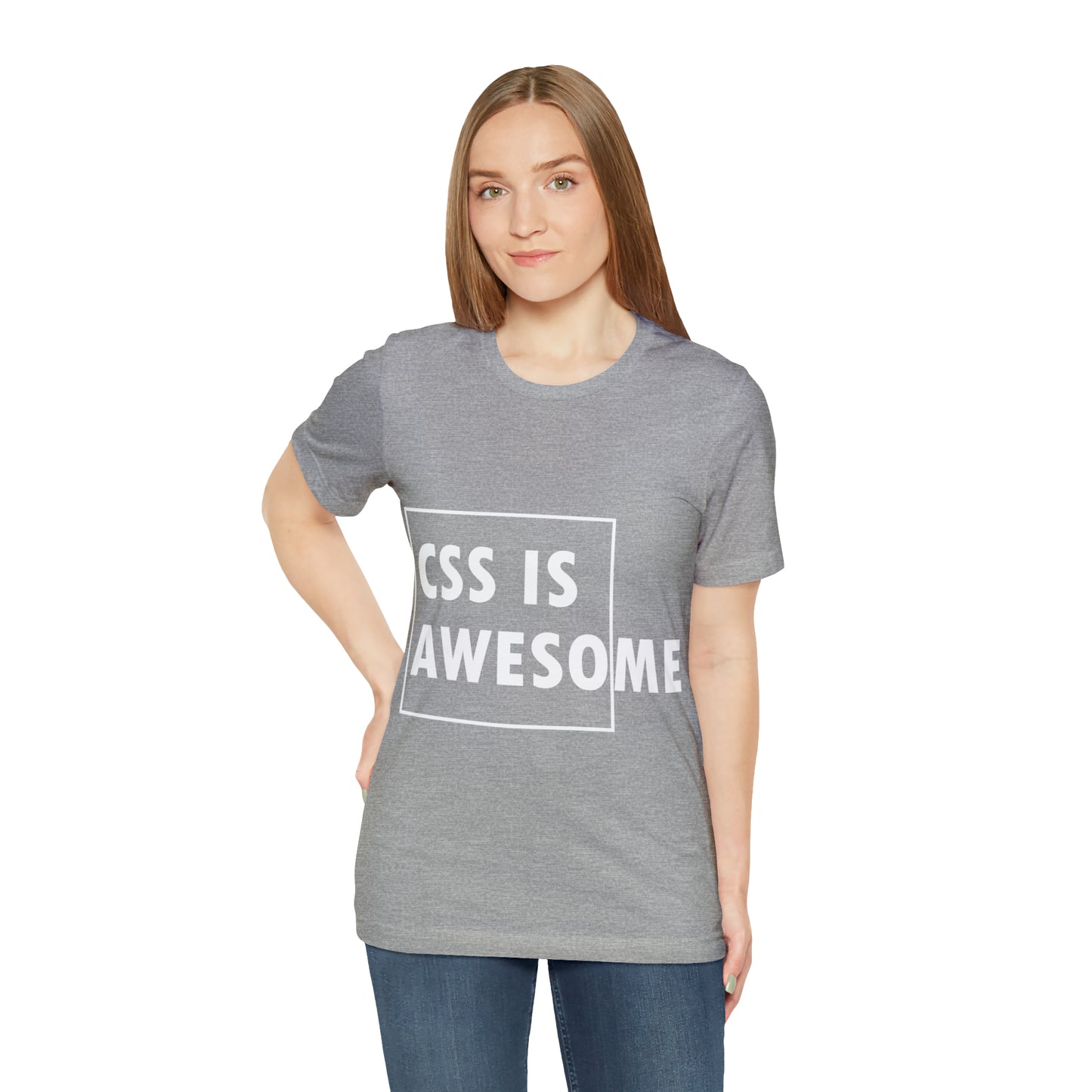 CSS is Awesome Unisex Jersey Short Sleeve T-Shirt