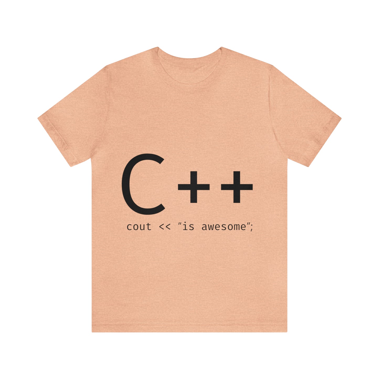 C Developer Humor Quotes Unisex Jersey Short Sleeve T-Shirt