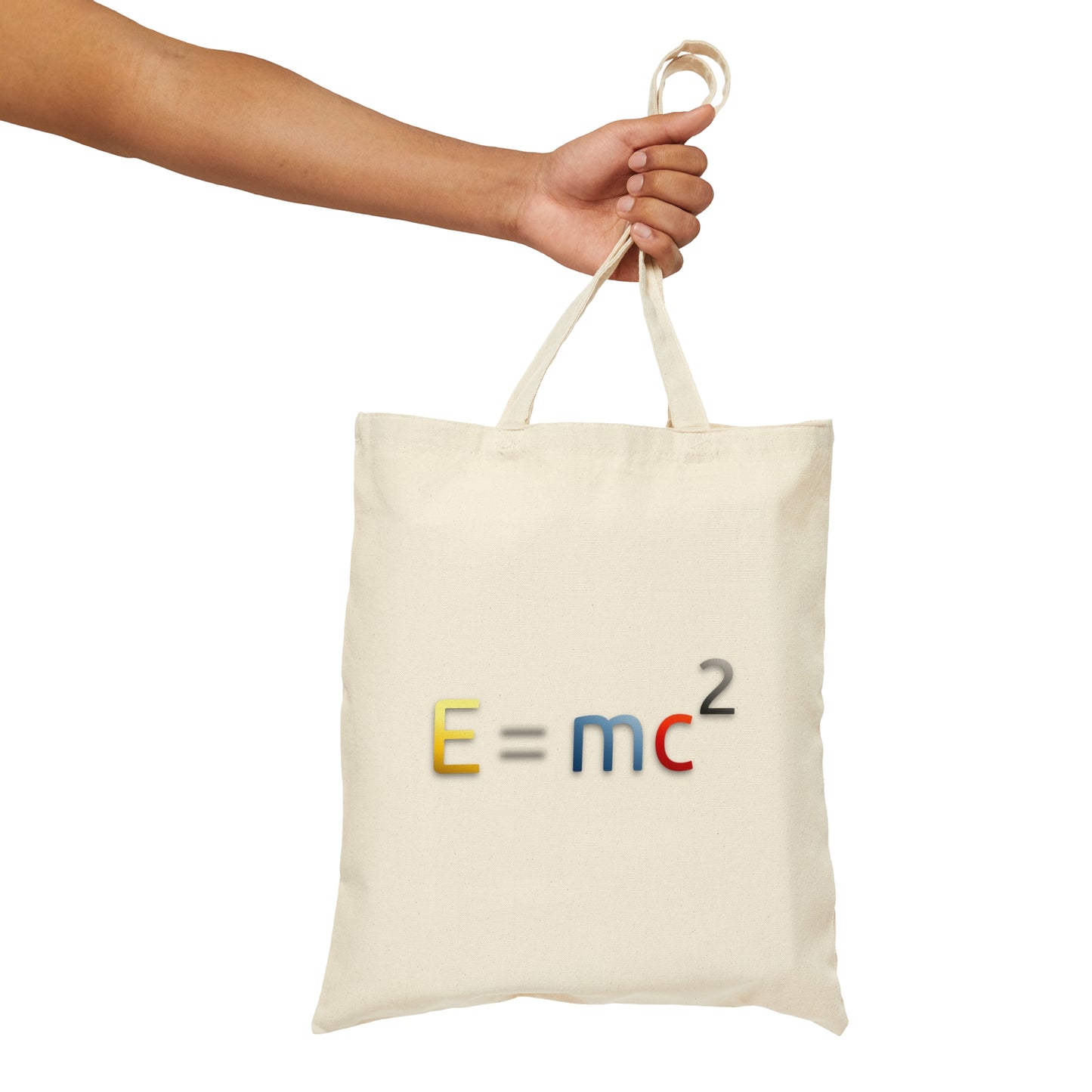 Albert Einstein Formula Theory of relativity E=mc2 Canvas Shopping Cotton Tote Bag