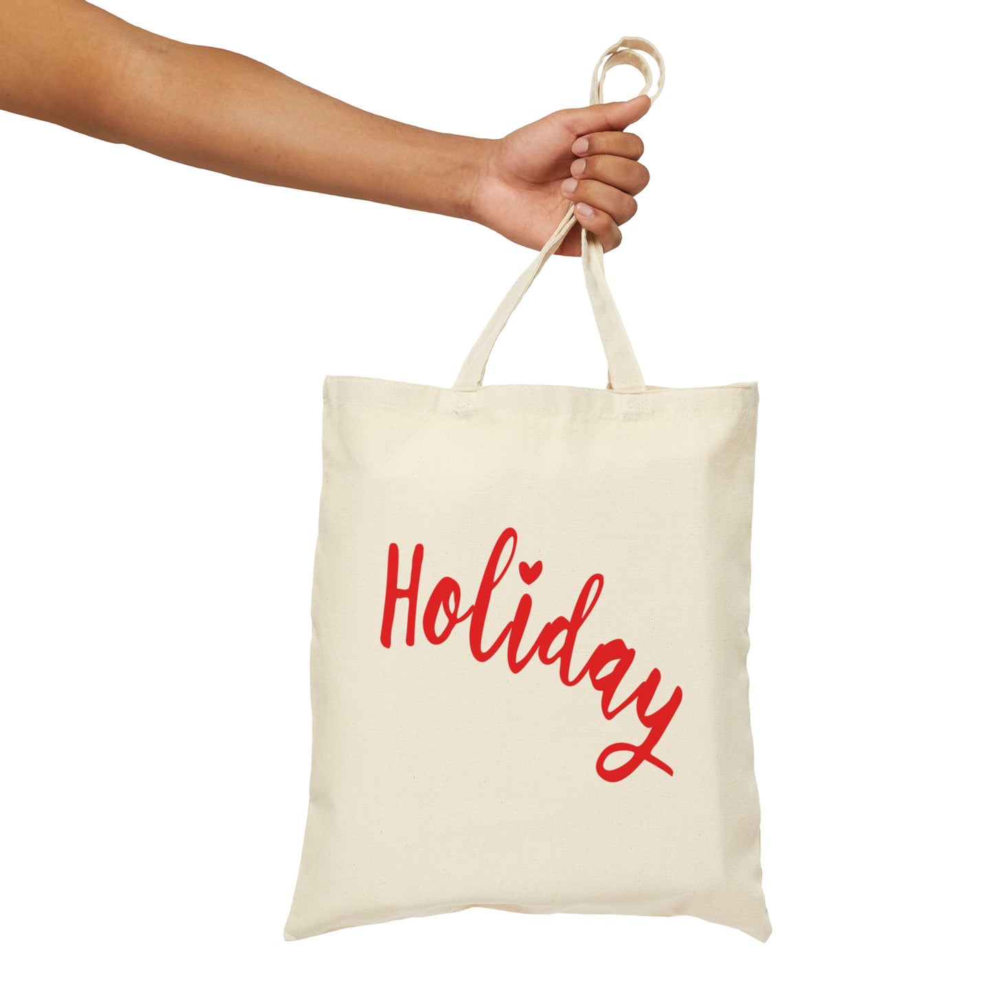 Holidays Red Text Weekend Quotes Canvas Shopping Cotton Tote Bag