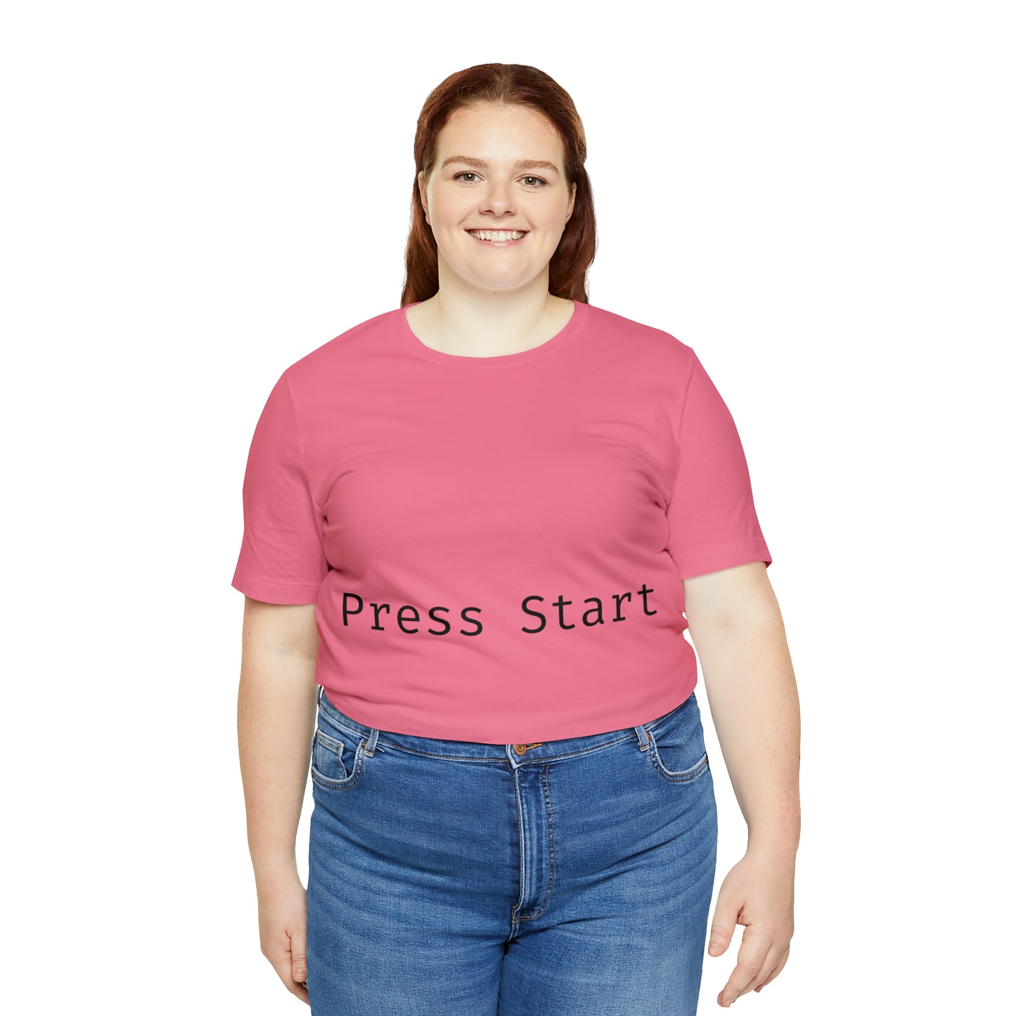 Press Start Programming IT for Computer Security Hackers Unisex Jersey Short Sleeve T-Shirt