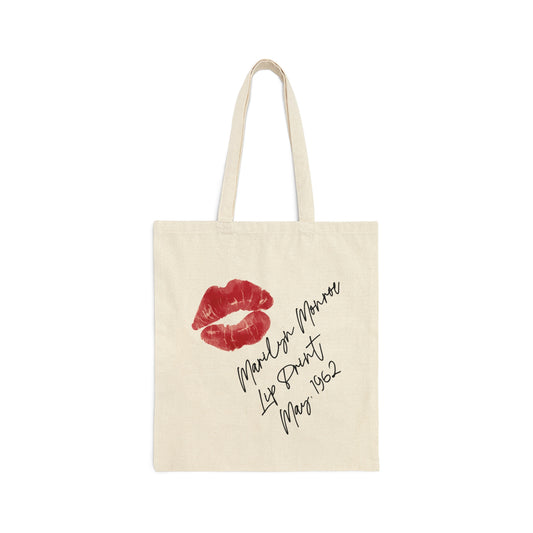 Lip Retro Print Hollywood Classic Canvas Shopping Cotton Tote Bag