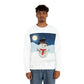 Snowman Cartoon Christmas Night Unisex Heavy Blend™ Crewneck Sweatshirt Ichaku [Perfect Gifts Selection]