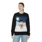 Snowman Cartoon Christmas Night Unisex Heavy Blend™ Crewneck Sweatshirt Ichaku [Perfect Gifts Selection]