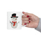 Snowman Winter Cartoon Christmas Ceramic Mug 11oz Ichaku [Perfect Gifts Selection]