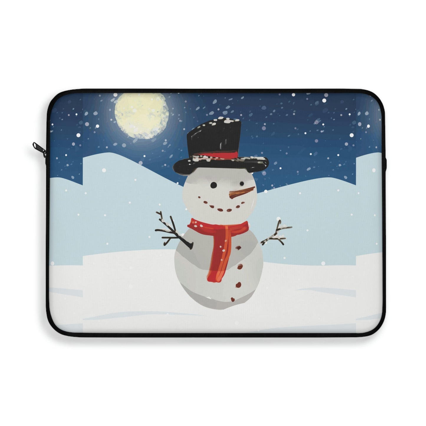 Snowman Winter Cartoon Christmas Laptop Sleeve Ichaku [Perfect Gifts Selection]