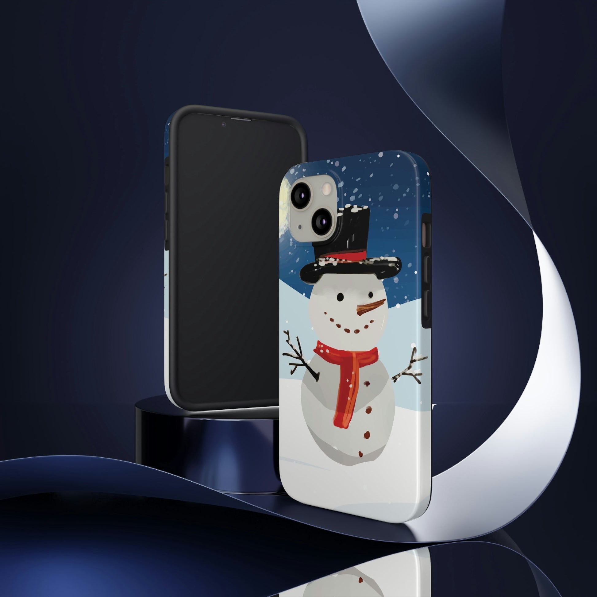 Snowman Winter Cartoon Christmas Tough Phone Cases Case-Mate Ichaku [Perfect Gifts Selection]