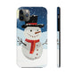 Snowman Winter Cartoon Christmas Tough Phone Cases Case-Mate Ichaku [Perfect Gifts Selection]