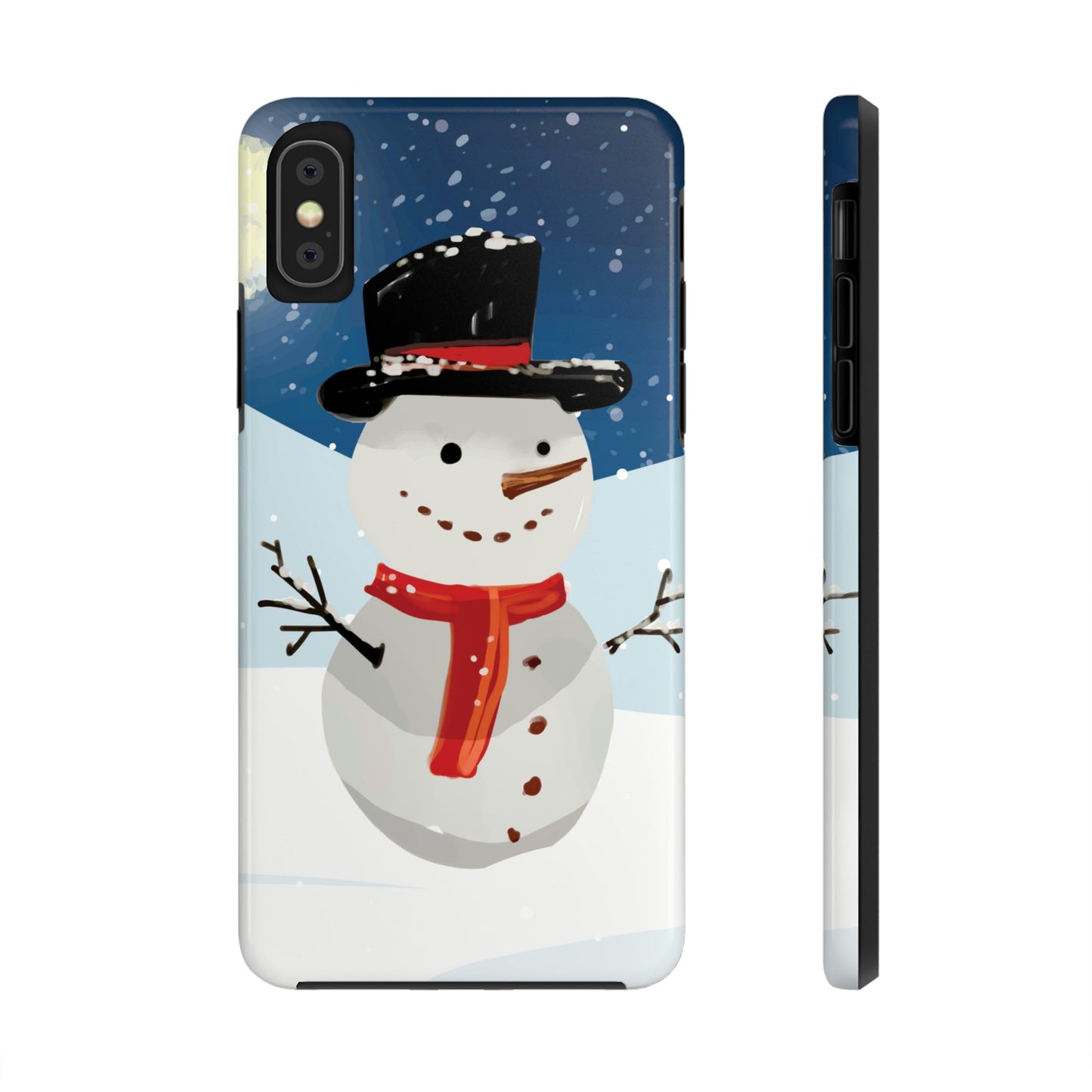 Snowman Winter Cartoon Christmas Tough Phone Cases Case-Mate Ichaku [Perfect Gifts Selection]