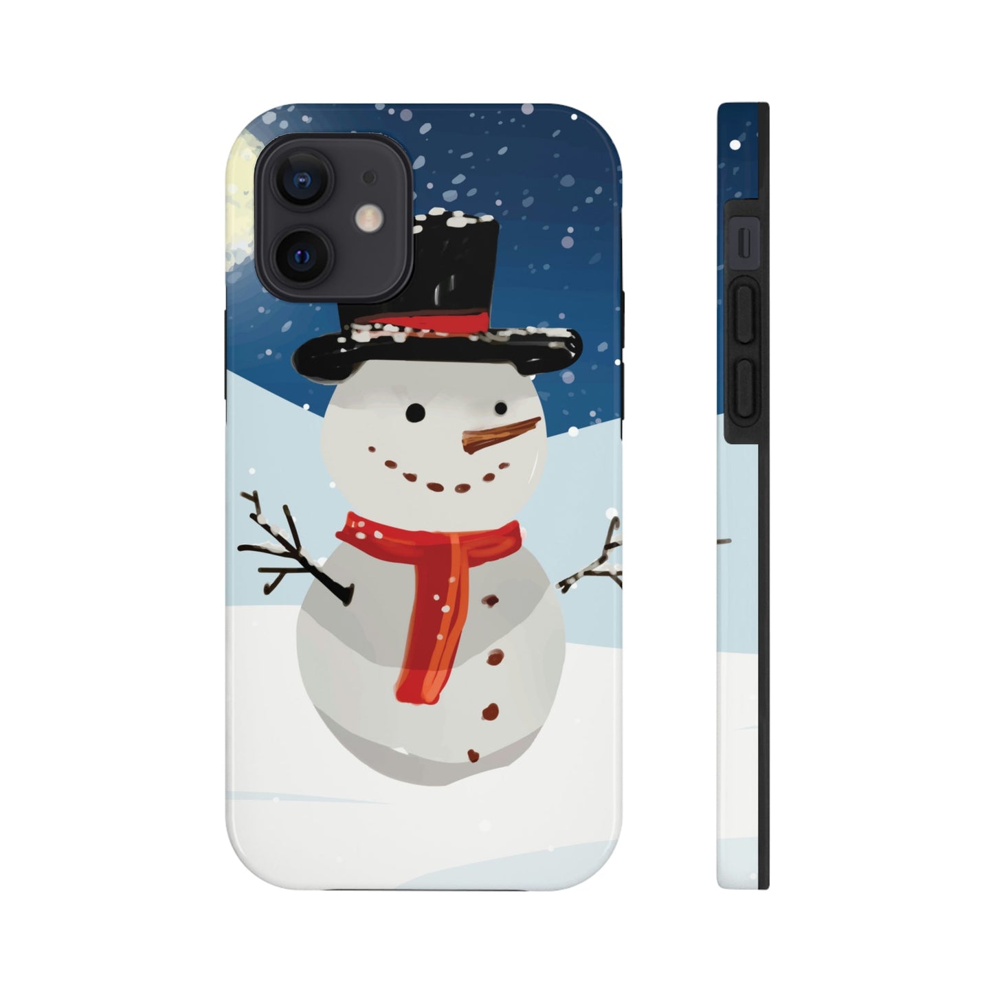 Snowman Winter Cartoon Christmas Tough Phone Cases Case-Mate Ichaku [Perfect Gifts Selection]