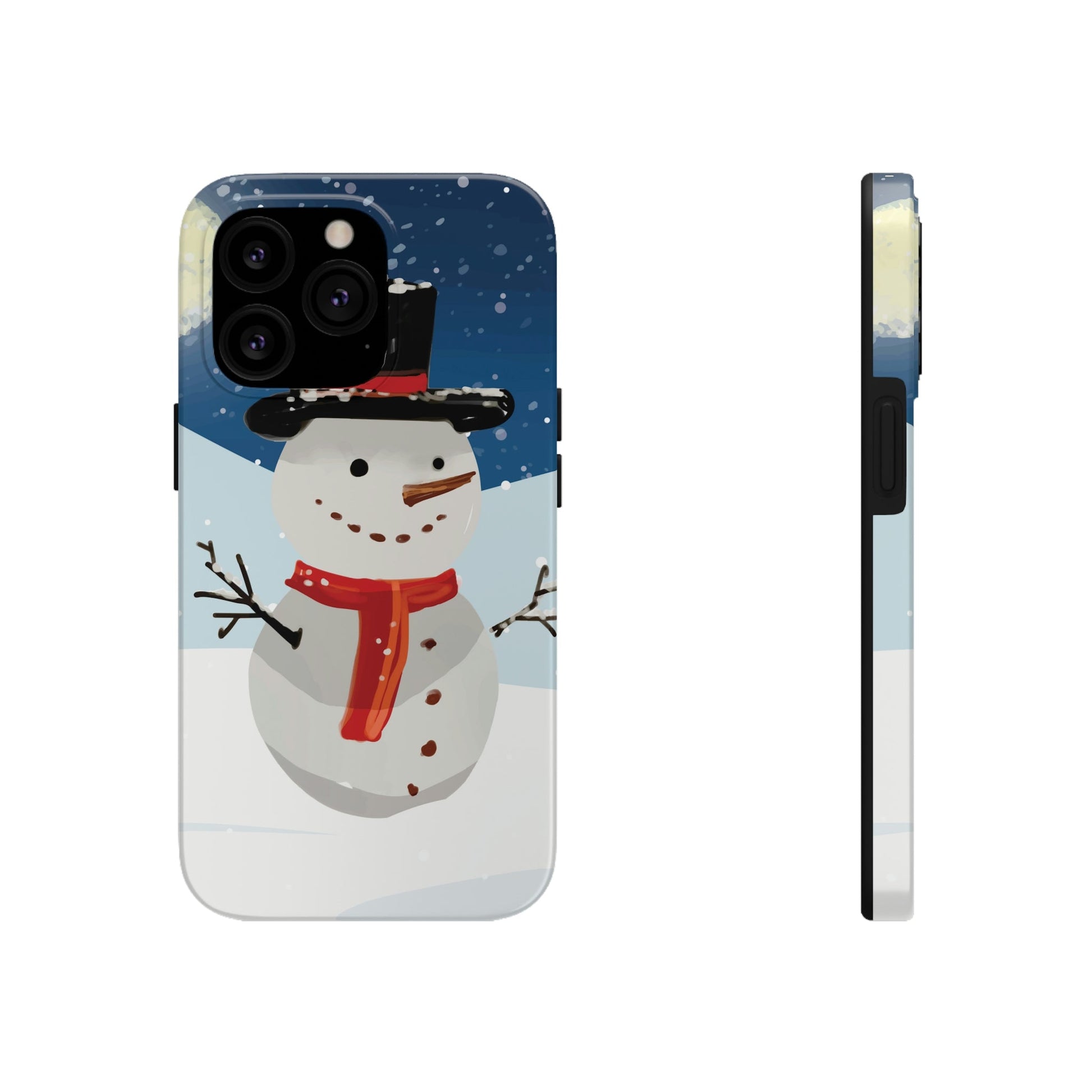 Snowman Winter Cartoon Christmas Tough Phone Cases Case-Mate Ichaku [Perfect Gifts Selection]