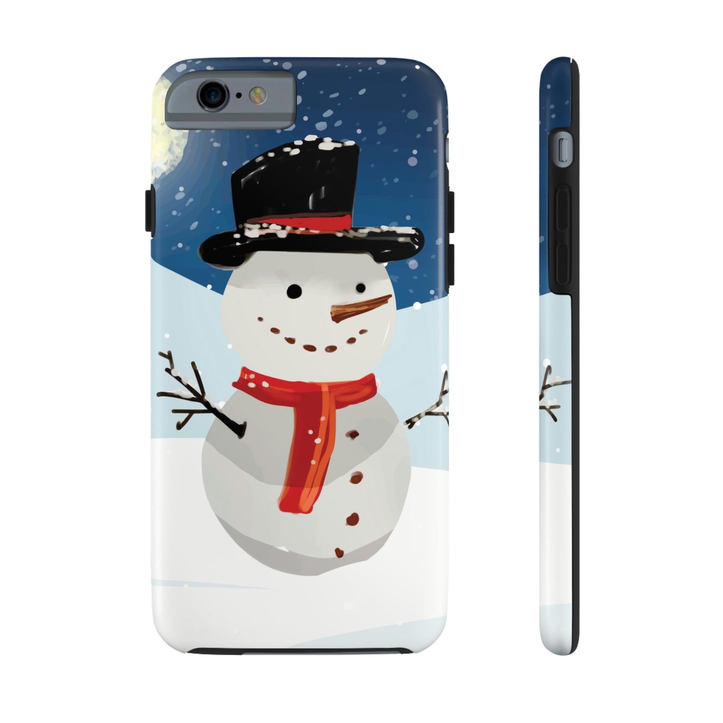 Snowman Winter Cartoon Christmas Tough Phone Cases Case-Mate Ichaku [Perfect Gifts Selection]