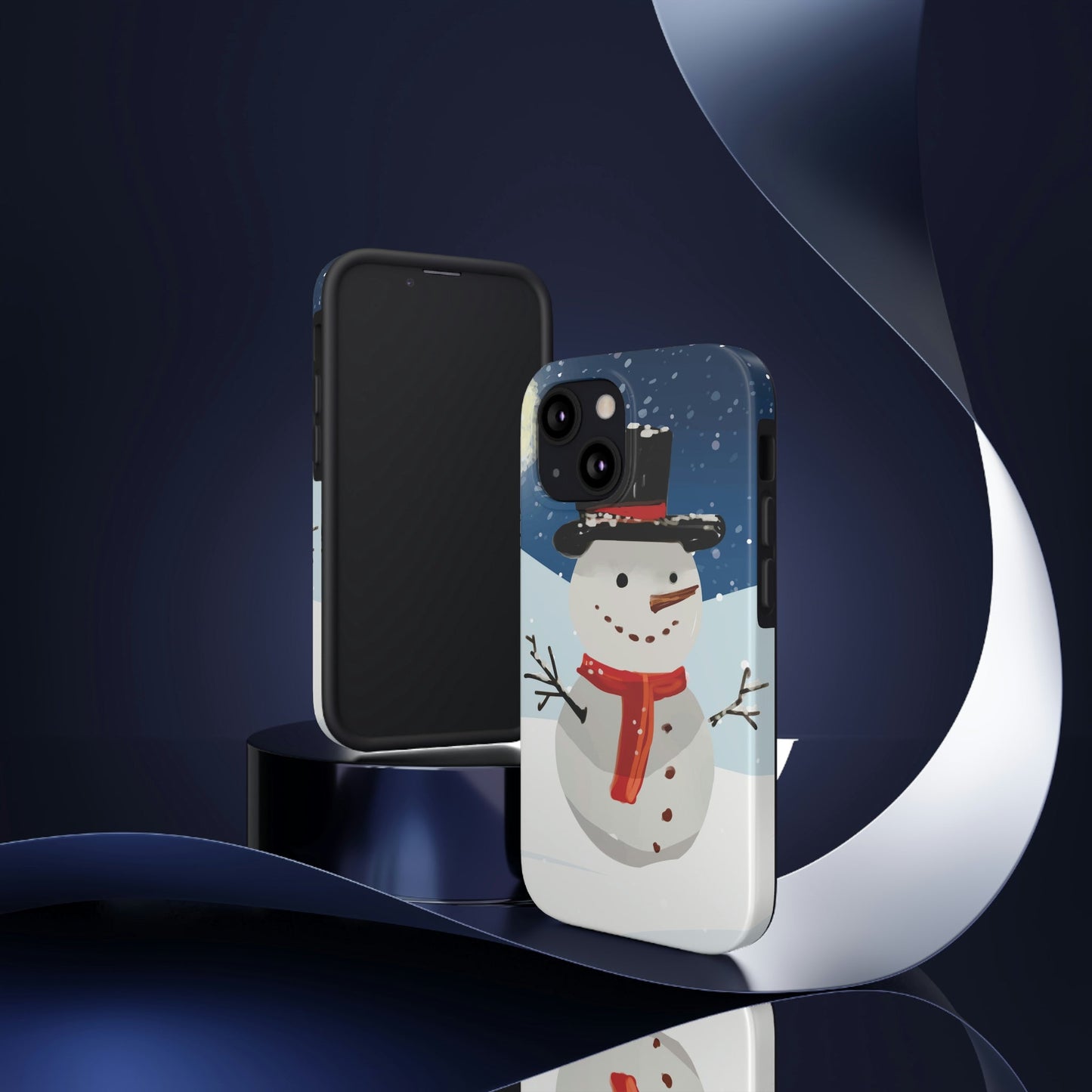 Snowman Winter Cartoon Christmas Tough Phone Cases Case-Mate Ichaku [Perfect Gifts Selection]