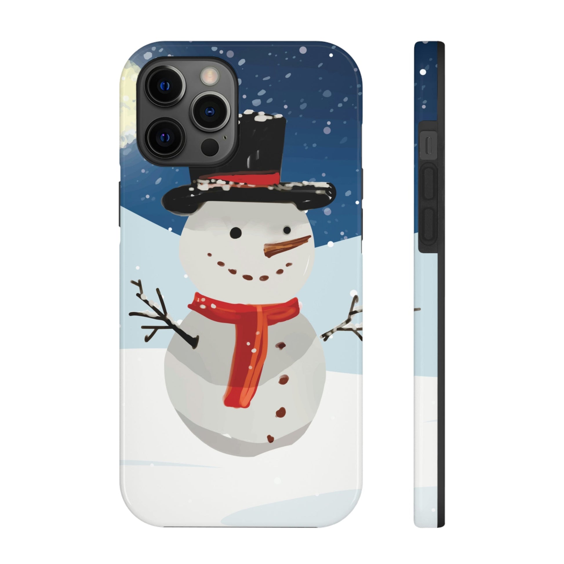 Snowman Winter Cartoon Christmas Tough Phone Cases Case-Mate Ichaku [Perfect Gifts Selection]