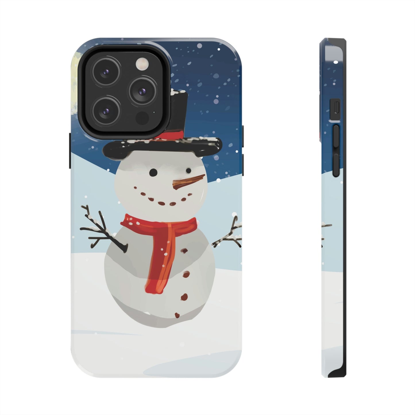 Snowman Winter Cartoon Christmas Tough Phone Cases Case-Mate Ichaku [Perfect Gifts Selection]