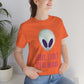 Sorry I Don` Speak Human Funny Aliens UFO Unisex Jersey Short Sleeve T-Shirt Ichaku [Perfect Gifts Selection]