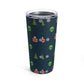 Space Pattern With Aliens UFO Movie Stainless Steel Hot or Cold Vacuum Tumbler 20oz Ichaku [Perfect Gifts Selection]