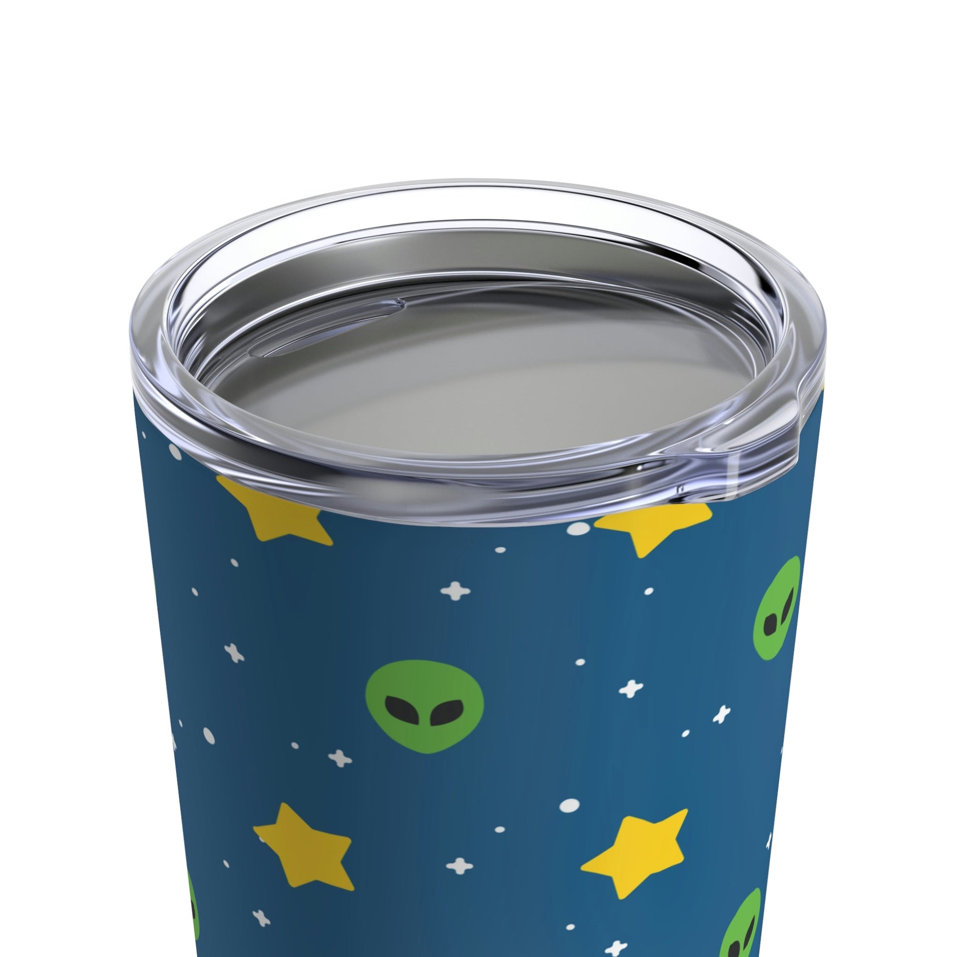 Space Pattern With Aliens UFO Movie Stainless Steel Hot or Cold Vacuum Tumbler 20oz Ichaku [Perfect Gifts Selection]