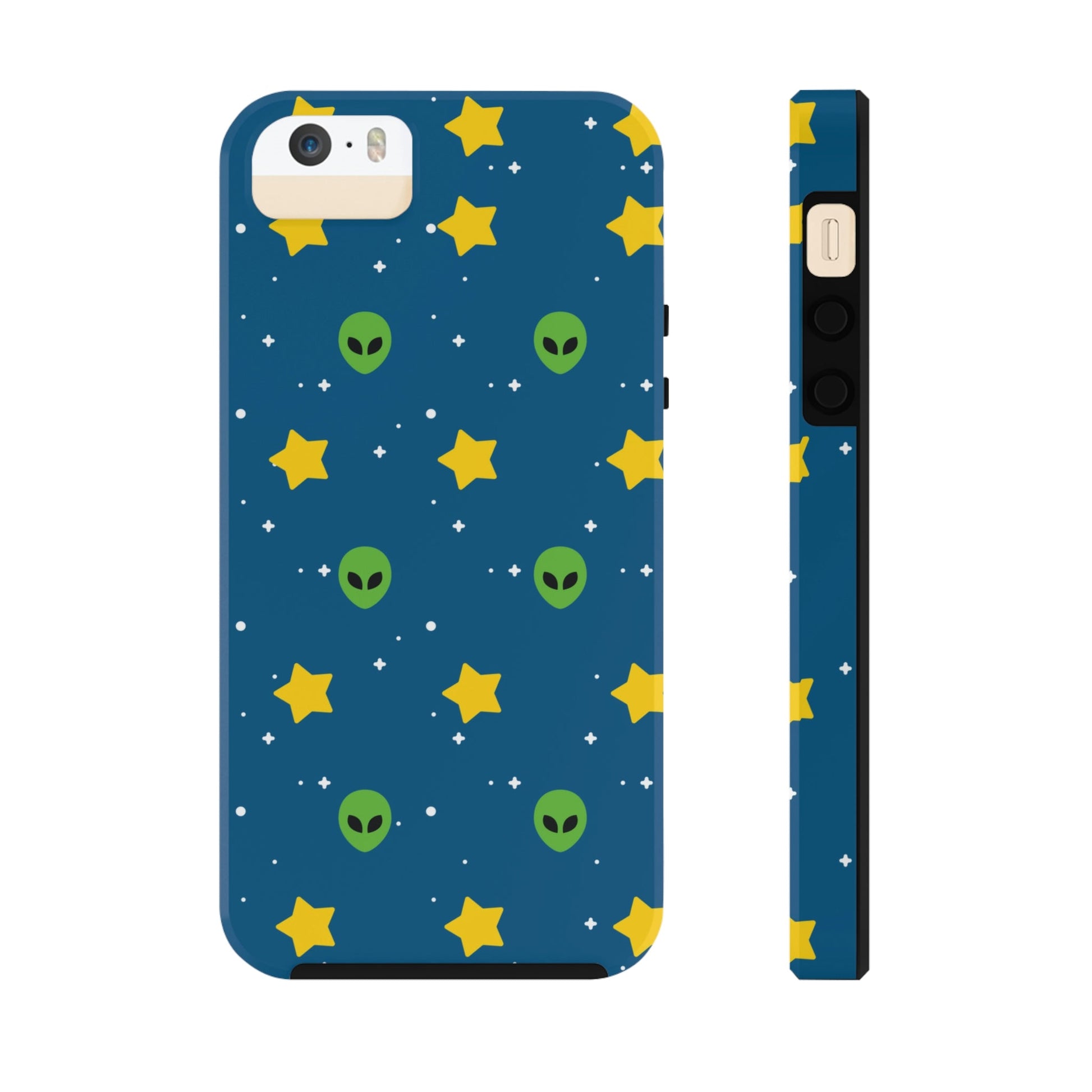 Space Pattern With Aliens UFO Movie Tough Phone Cases Case-Mate Ichaku [Perfect Gifts Selection]