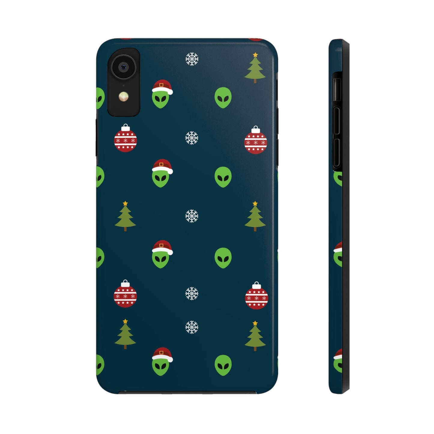 Space Pattern With Aliens UFO Movie Tough Phone Cases Case-Mate Ichaku [Perfect Gifts Selection]