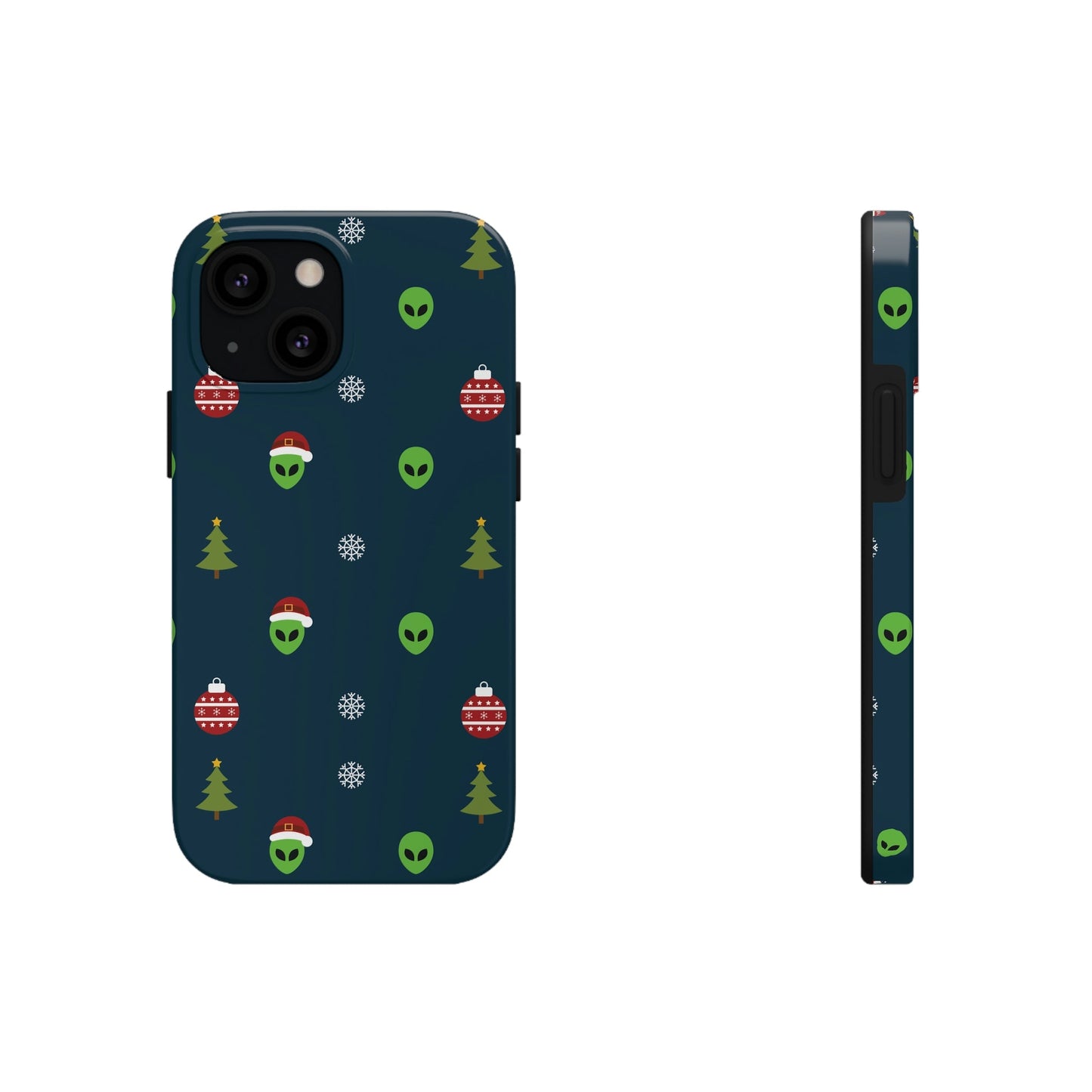 Space Pattern With Aliens UFO Movie Tough Phone Cases Case-Mate Ichaku [Perfect Gifts Selection]