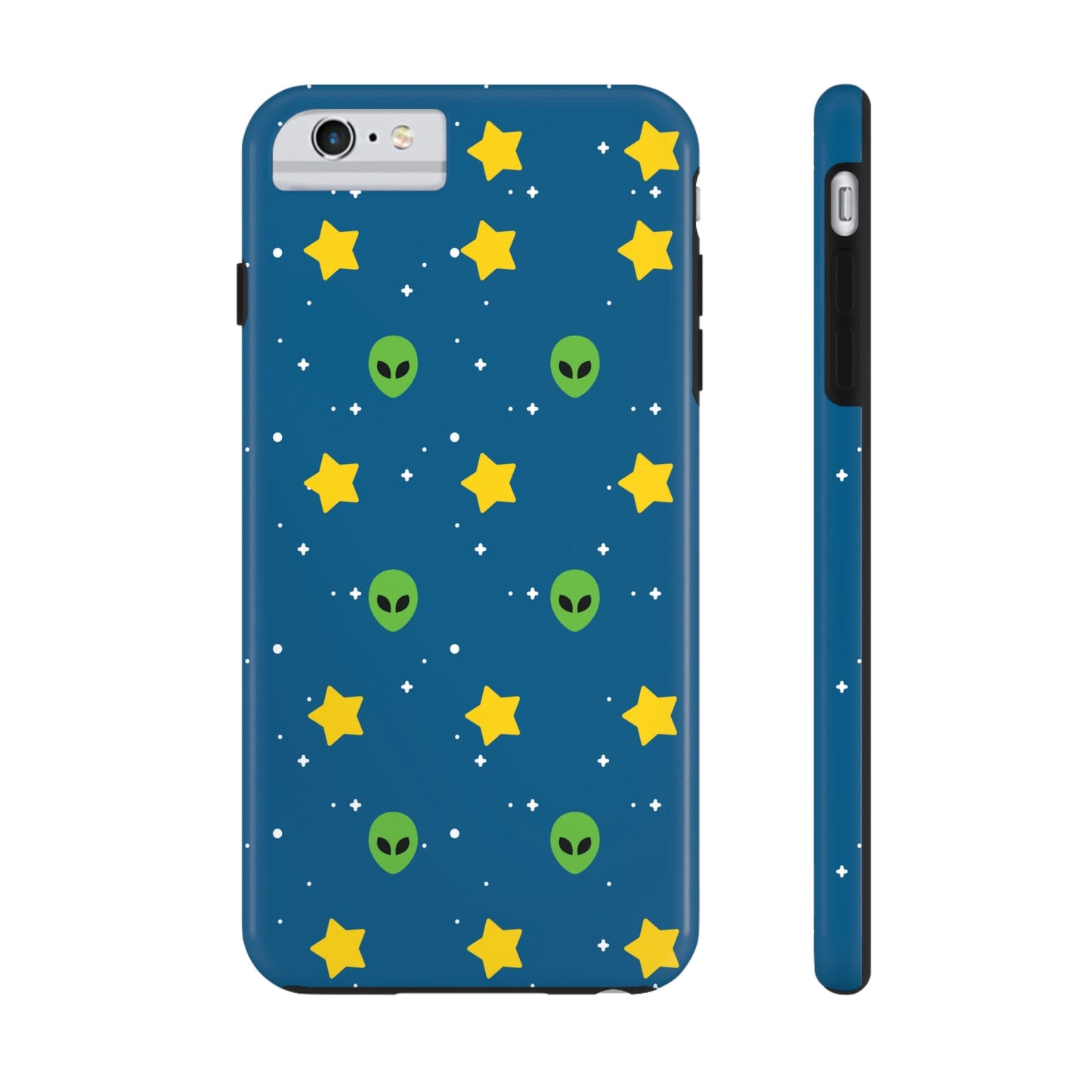 Space Pattern With Aliens UFO Movie Tough Phone Cases Case-Mate Ichaku [Perfect Gifts Selection]