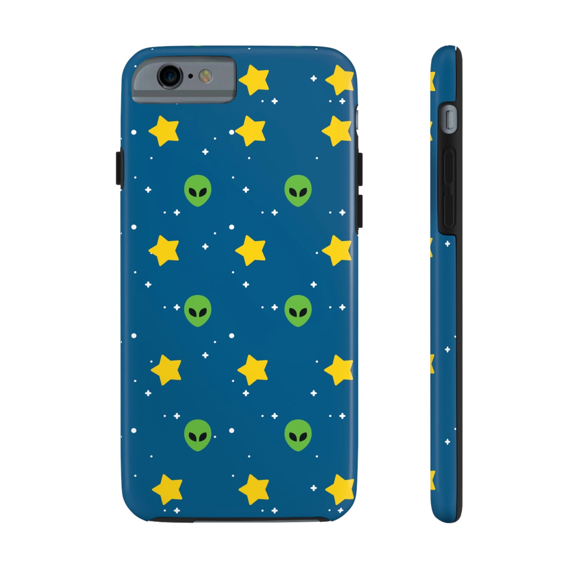 Space Pattern With Aliens UFO Movie Tough Phone Cases Case-Mate Ichaku [Perfect Gifts Selection]