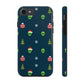 Space Pattern With Aliens UFO Movie Tough Phone Cases Case-Mate Ichaku [Perfect Gifts Selection]