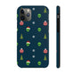 Space Pattern With Aliens UFO Movie Tough Phone Cases Case-Mate Ichaku [Perfect Gifts Selection]