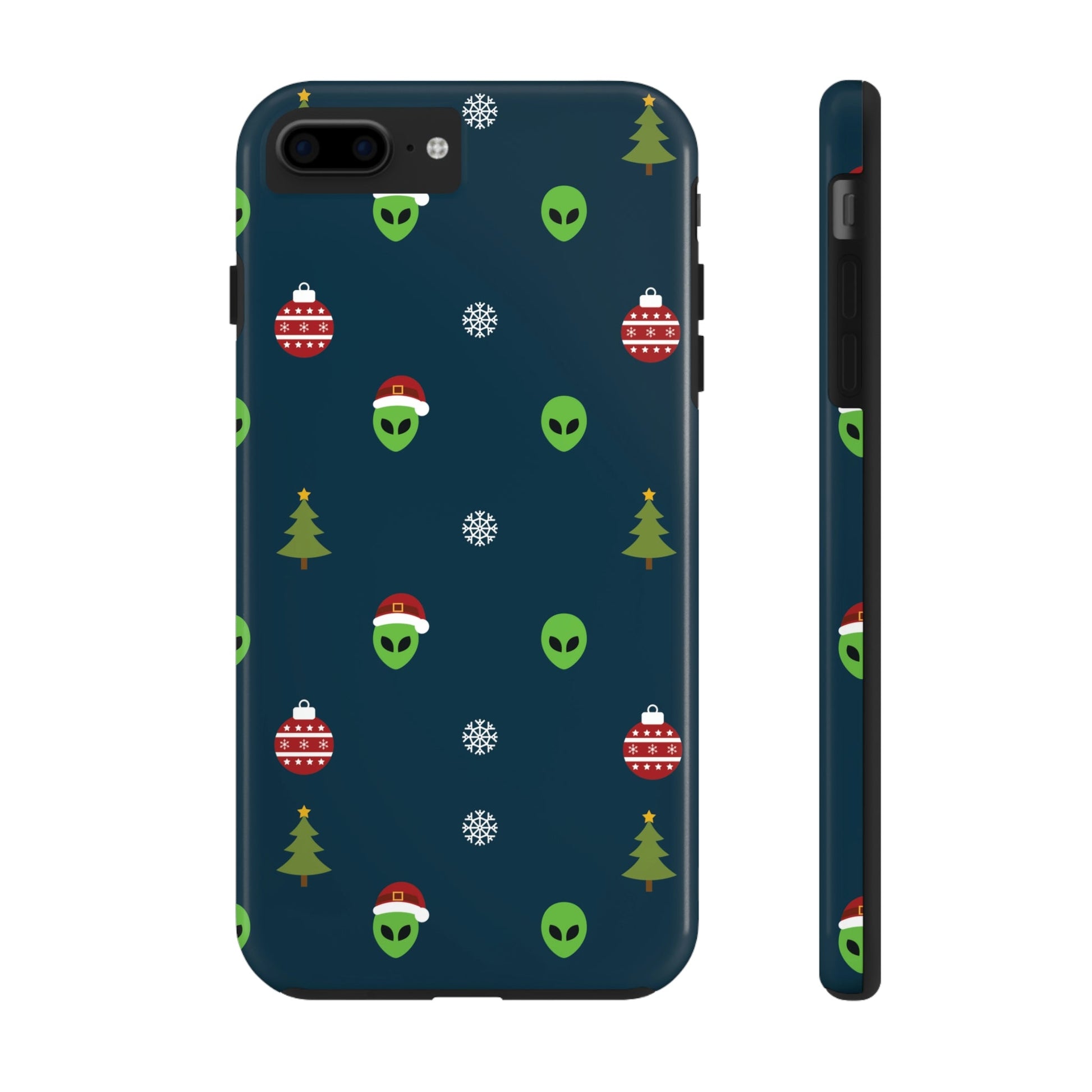 Space Pattern With Aliens UFO Movie Tough Phone Cases Case-Mate Ichaku [Perfect Gifts Selection]