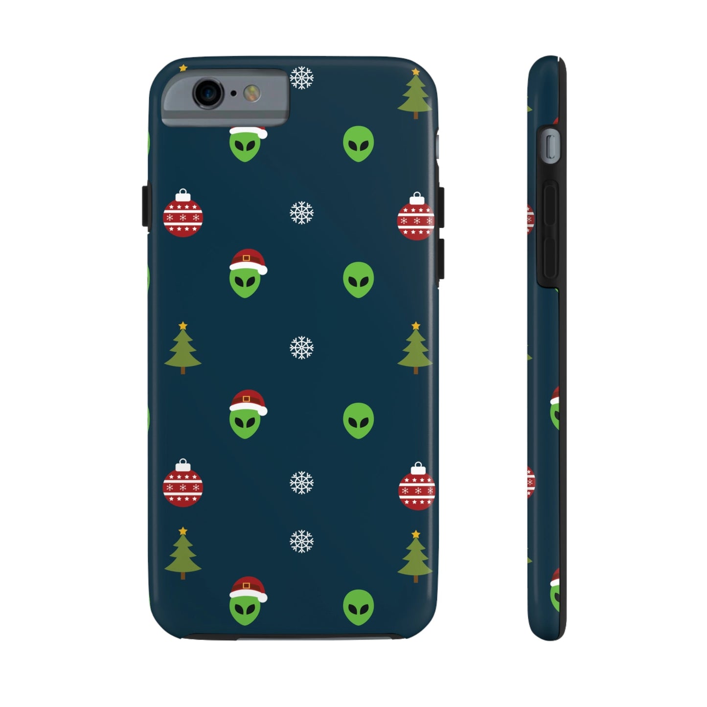 Space Pattern With Aliens UFO Movie Tough Phone Cases Case-Mate Ichaku [Perfect Gifts Selection]