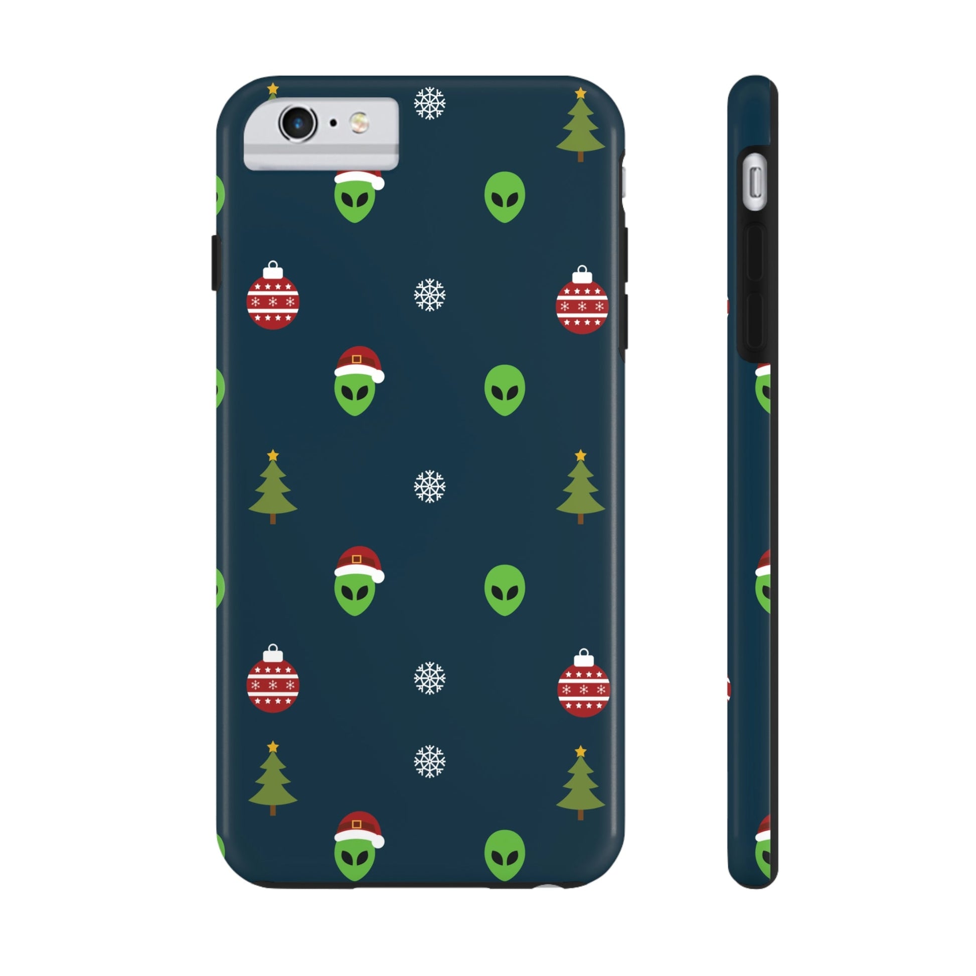 Space Pattern With Aliens UFO Movie Tough Phone Cases Case-Mate Ichaku [Perfect Gifts Selection]