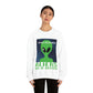 Space Research UFO Aliens Funny Quotes Unisex Heavy Blend™ Crewneck Sweatshirt Ichaku [Perfect Gifts Selection]