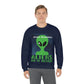 Space Research UFO Aliens Funny Quotes Unisex Heavy Blend™ Crewneck Sweatshirt Ichaku [Perfect Gifts Selection]