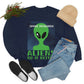 Space Research UFO Aliens Funny Quotes Unisex Heavy Blend™ Crewneck Sweatshirt Ichaku [Perfect Gifts Selection]