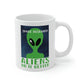 Space Research UFO Funny Quotes Ceramic Mug 11oz Ichaku [Perfect Gifts Selection]