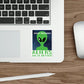 Space Research UFO Funny Quotes Die-Cut Sticker Ichaku [Perfect Gifts Selection]