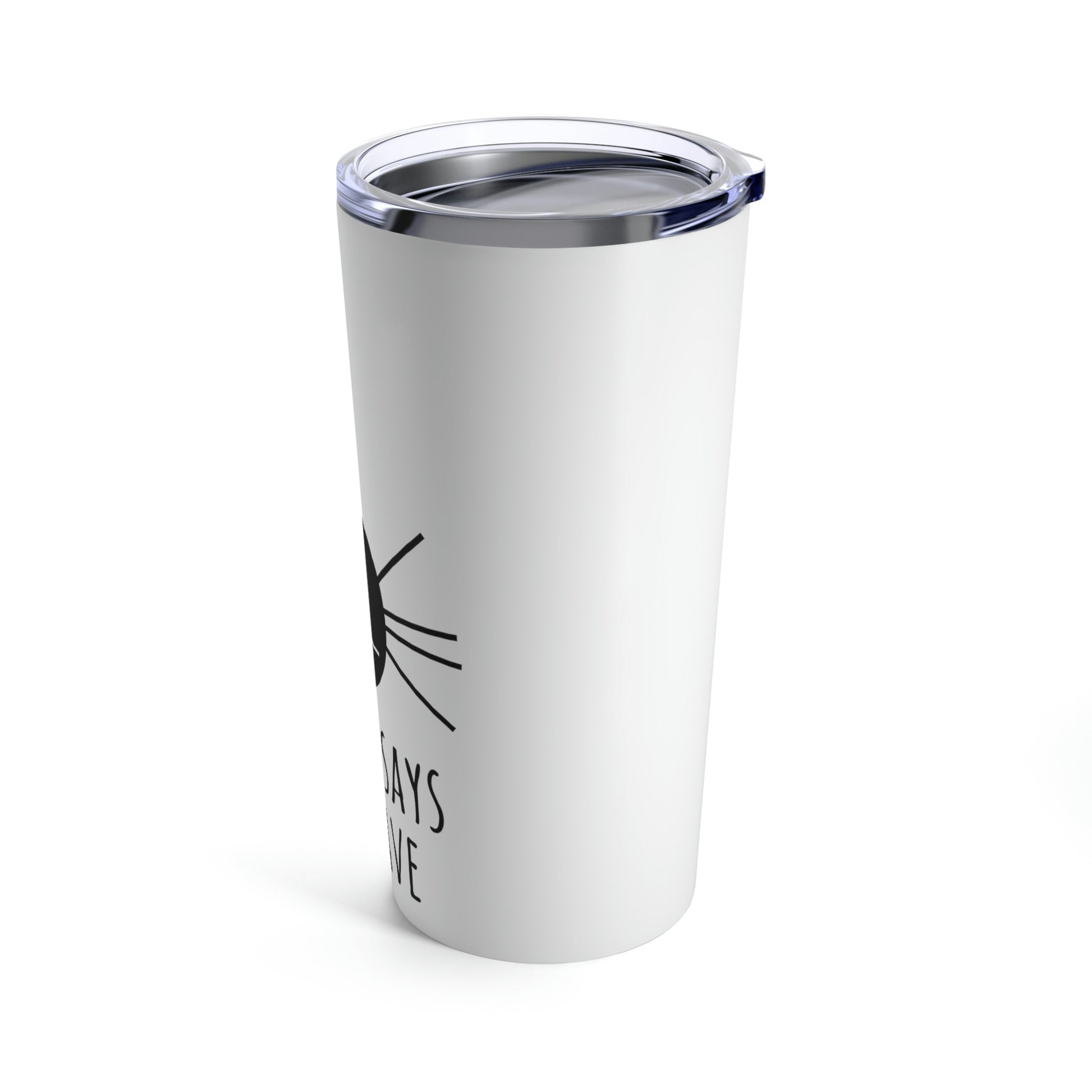 Spider Says Be Brave Stainless Steel Hot or Cold Vacuum Tumbler 20oz Ichaku [Perfect Gifts Selection]
