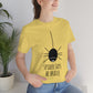 Spider Says Be Brave Unisex Jersey Short Sleeve T-Shirt Ichaku [Perfect Gifts Selection]