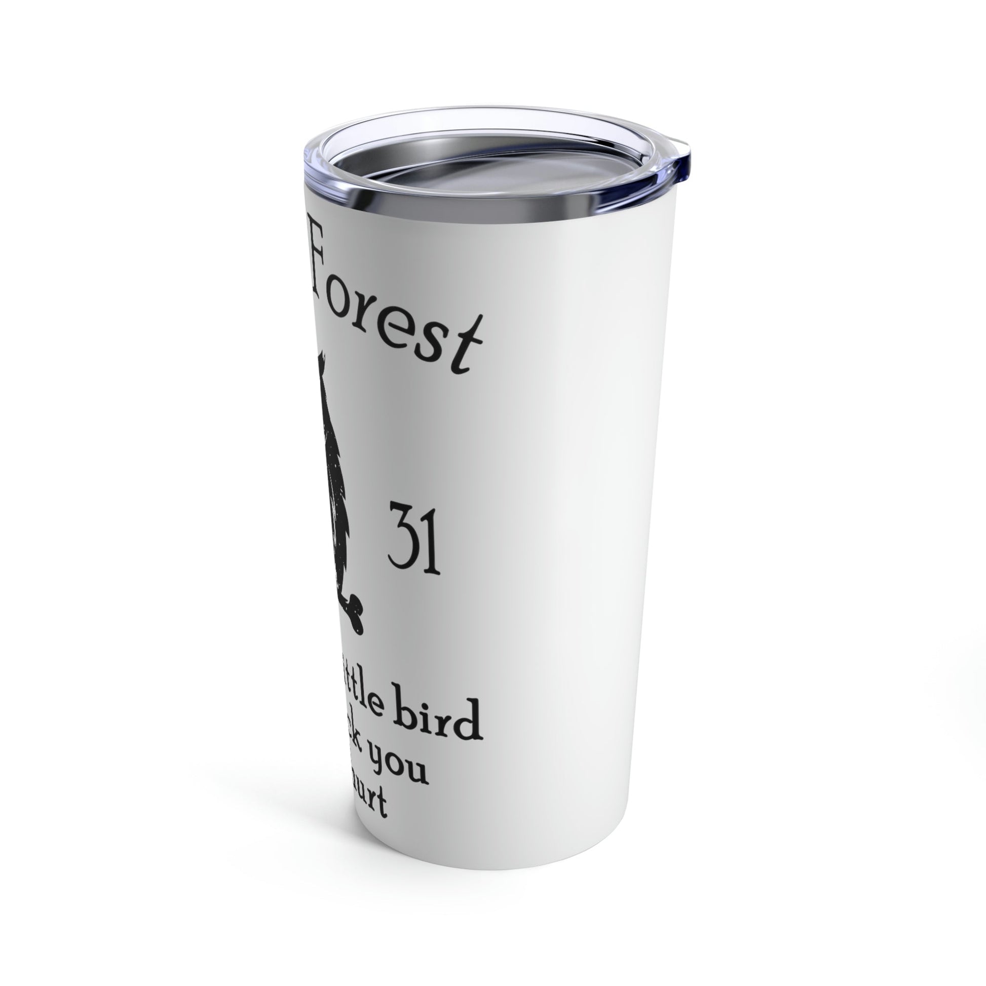 Spooky Forest Bird Halloween Stainless Steel Hot or Cold Vacuum Tumbler 20oz Ichaku [Perfect Gifts Selection]