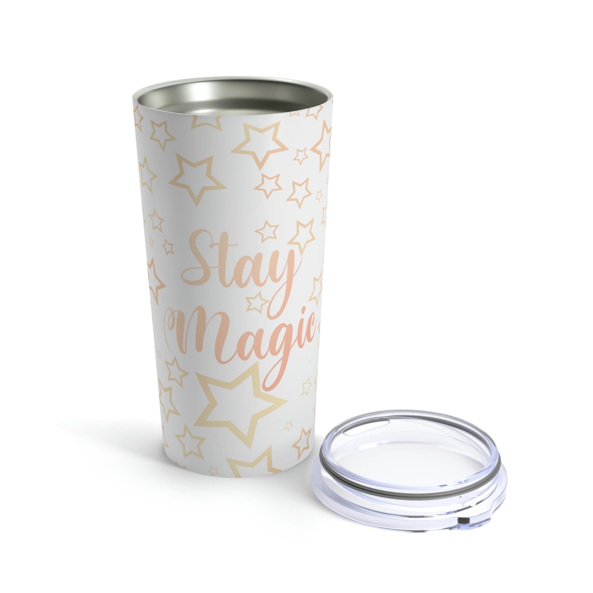 Stay Magic Christmas Gift Happy New Year Stainless Steel Hot or Cold Vacuum Tumbler 20oz Ichaku [Perfect Gifts Selection]
