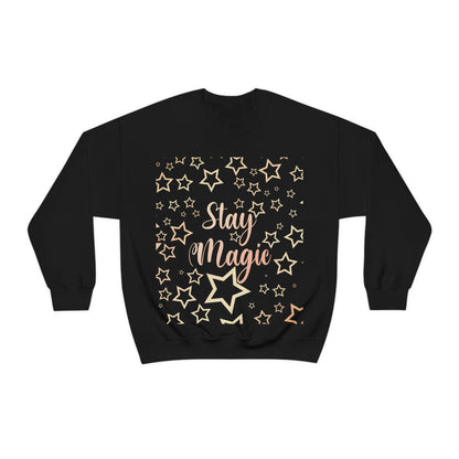 Stay Magic Christmas Gift Happy New Year Unisex Heavy Blend™ Crewneck Sweatshirt Ichaku [Perfect Gifts Selection]