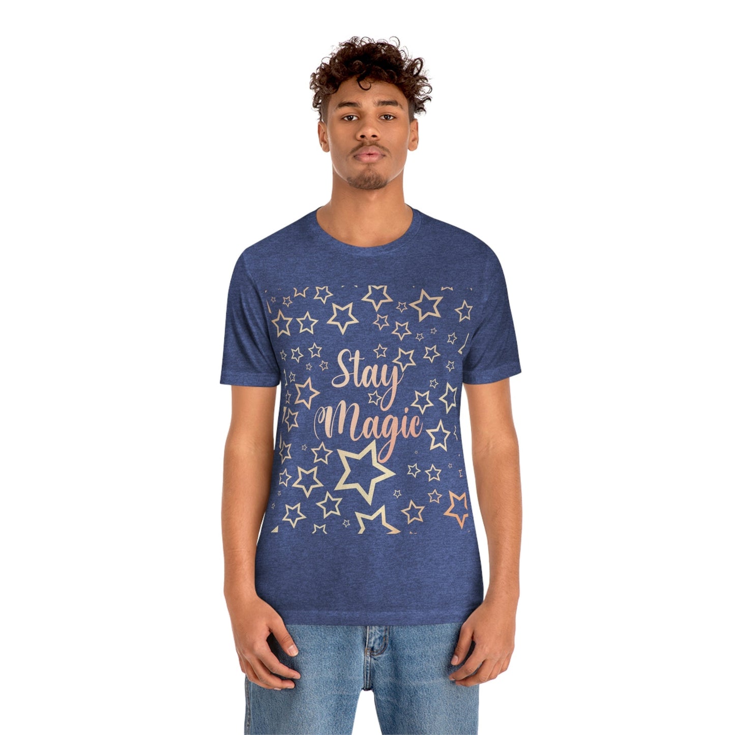 Stay Magic Christmas Gift Happy New Year Unisex Jersey Short Sleeve T-Shirt Ichaku [Perfect Gifts Selection]