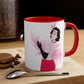 Step Back in Time with Retro Woman 40s Style Art Accent Coffee Mug 11oz Ichaku [Perfect Gifts Selection]