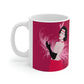 Step Back in Time with Retro Woman 40s Style Art Ceramic Mug 11oz Ichaku [Perfect Gifts Selection]